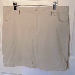 Eddie Bauer Cream Travex Skort 12